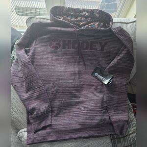 Brand New Large Hooey Men's Burgundy Heather Pullover Hoodie